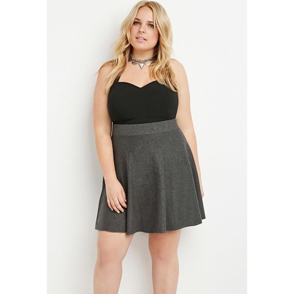 Forever21+ Sweatshirt Skirt - Picture 1 of 4